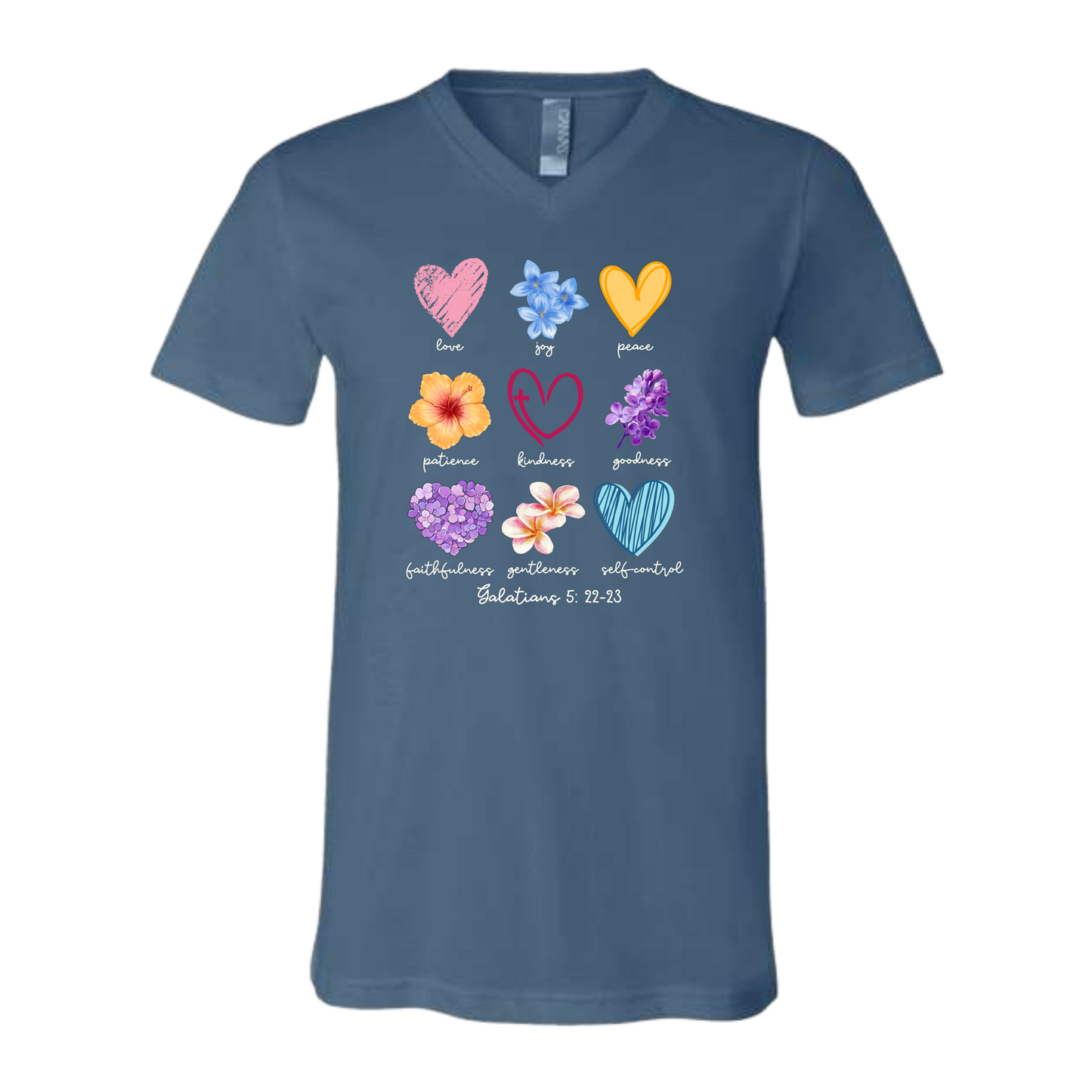 Galatians 5 - Spring - Bella+Canvas - Unisex V-Neck - Assorted Colors