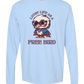 Lovin' Life as a Free Bird - Comfort Colors - Heavyweight Long Sleeve Tee - Blues & Greens