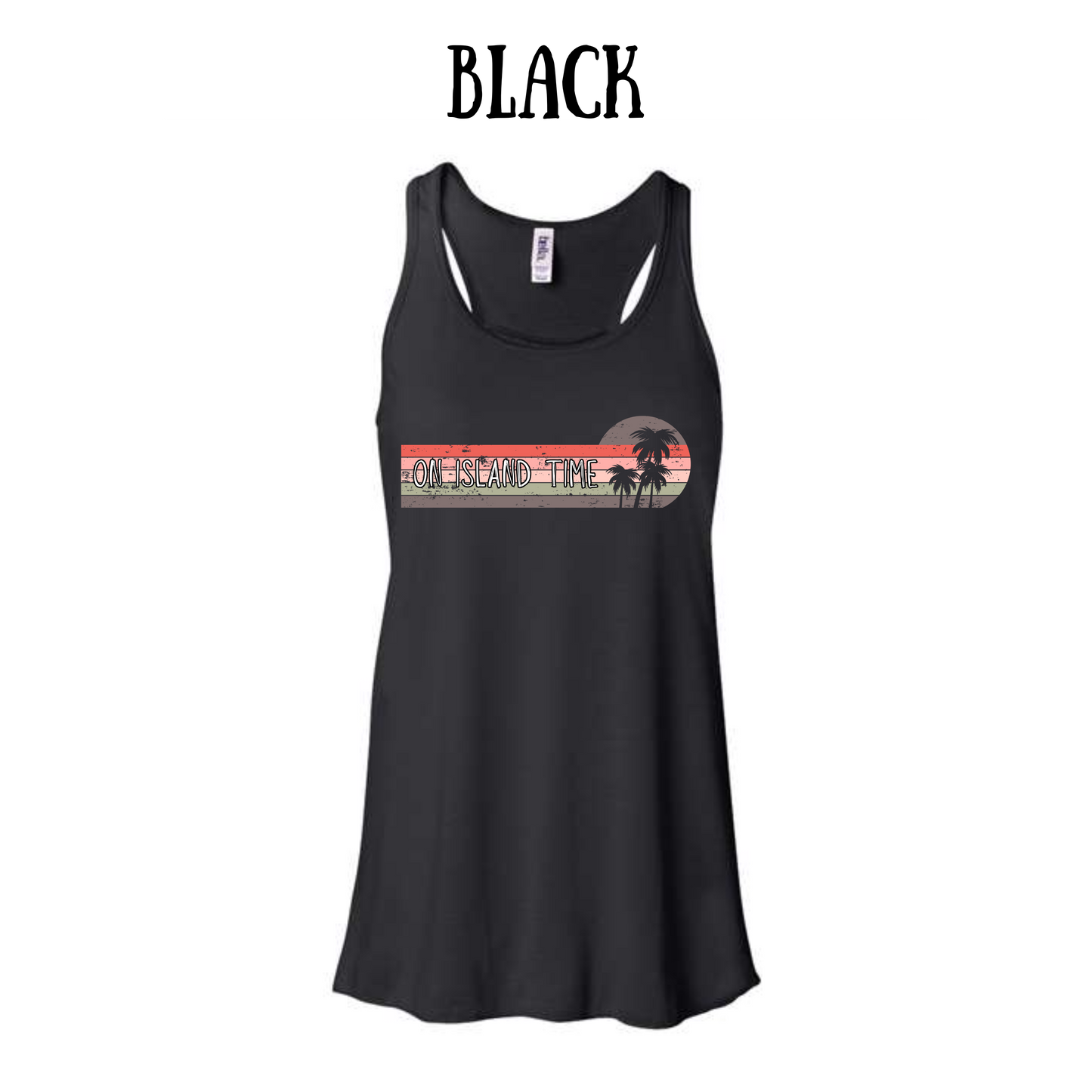 VP - On Island Time - Women's flowy racerback Tank