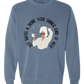 Hot Baths and Drink Your Dinner Kind of Week - Comfort Colors - Sweatshirt - Blues