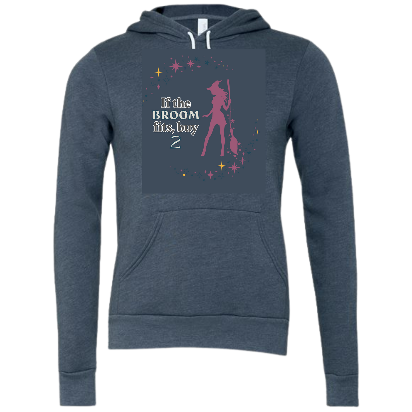 HP - If The Broom Fits - Sponge Fleece Hoodie - Blues, Purples