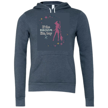 HP - If The Broom Fits - Sponge Fleece Hoodie - Blues, Purples