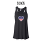 PP - One Nation One Heart - Women's Flowy Racerback Tank