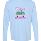 Get in Loser We're Playing Mahjong - Comfort Colors - Heavyweight Long Sleeve Tee - Blues & Greens