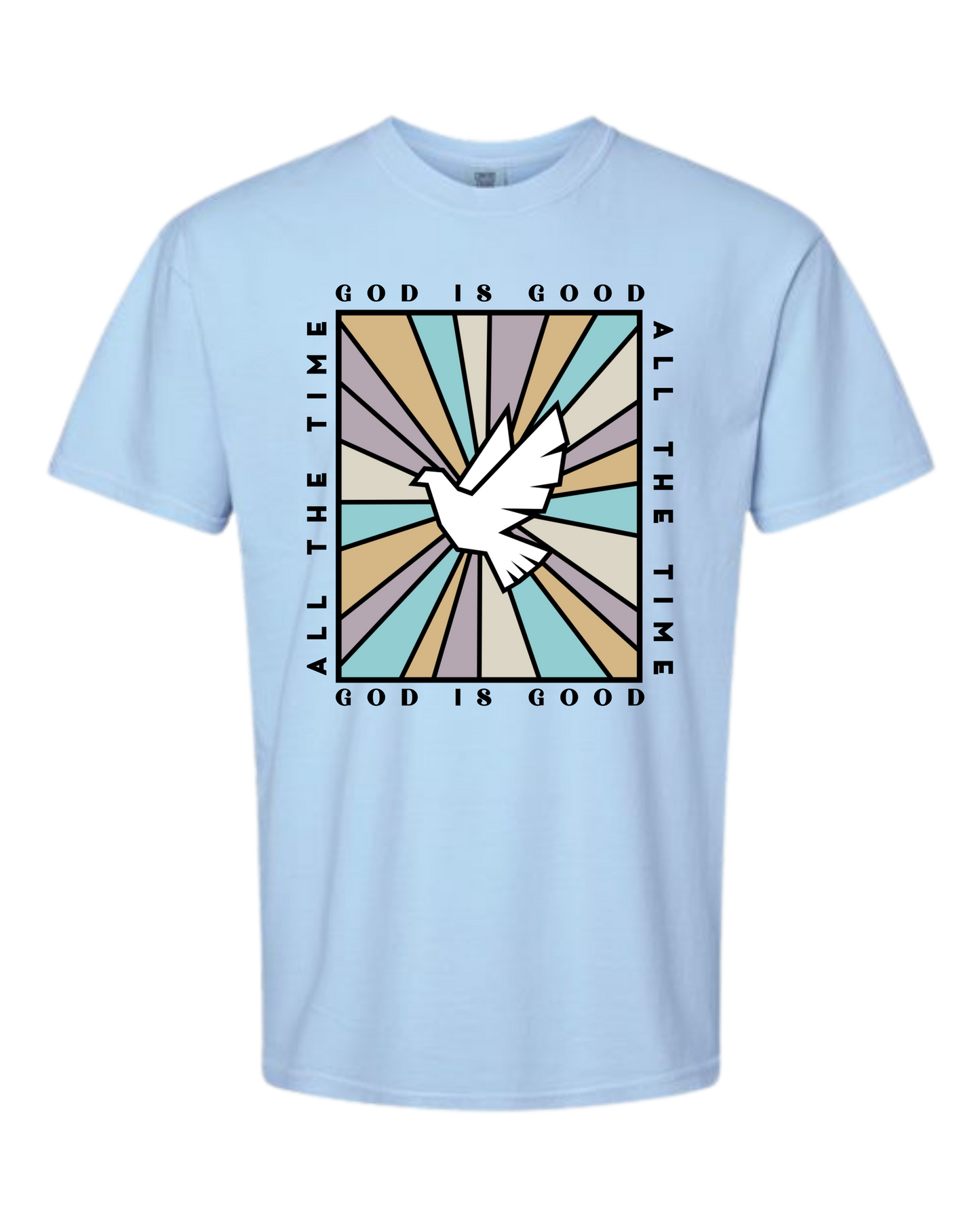 God Is Good - Comfort Colors - Heavyweight Unisex Tee - Blues