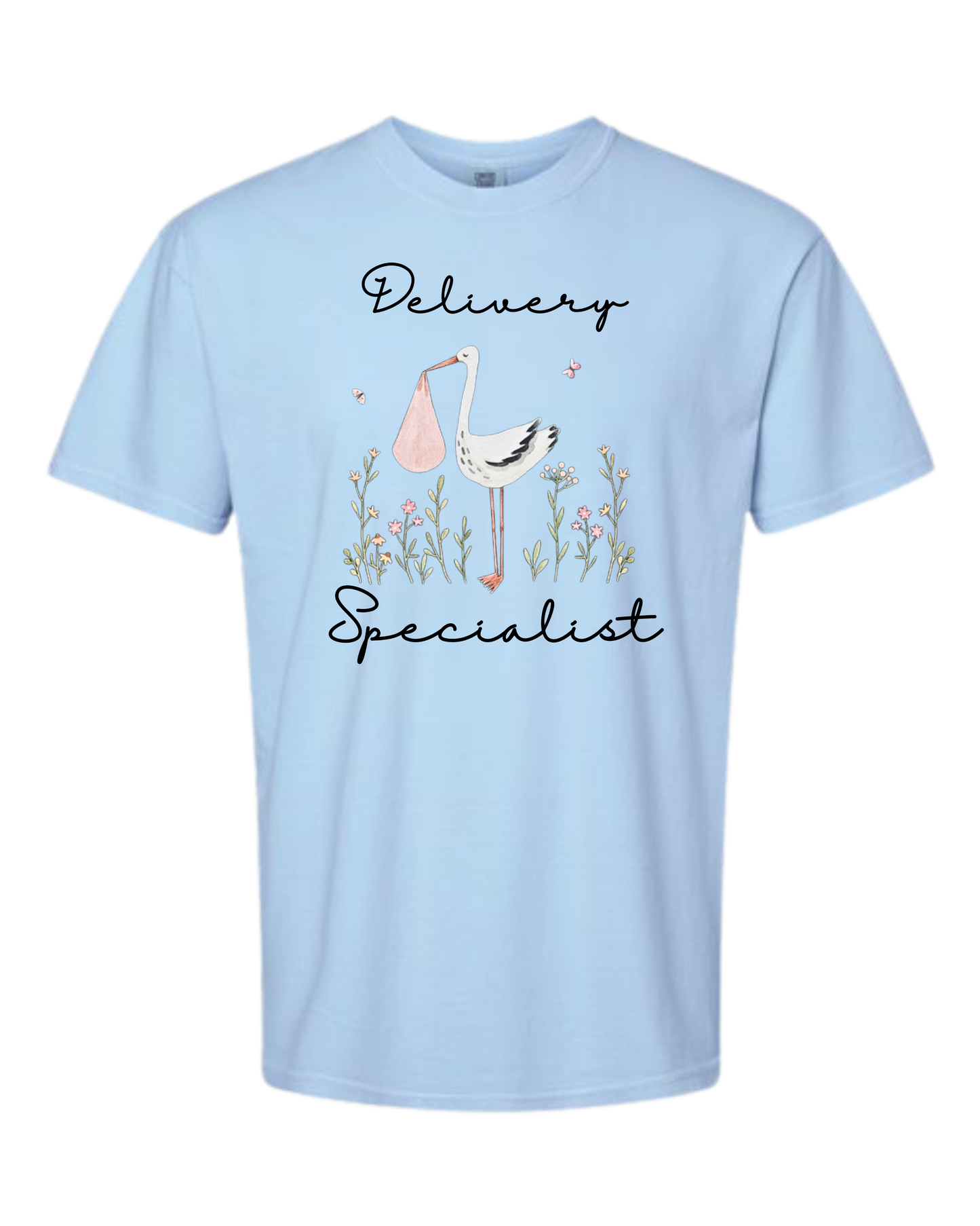Delivery Specialist - Comfort Colors - Heavyweight Unisex Tee - Blues