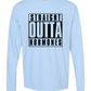 Straight Outta Hormones - Comfort Colors - Heavyweight Long Sleeve Tee - Blues & Greens