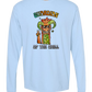 Guardian of The Chill - Comfort Colors - Heavyweight Long Sleeve Tee - Blues & Greens