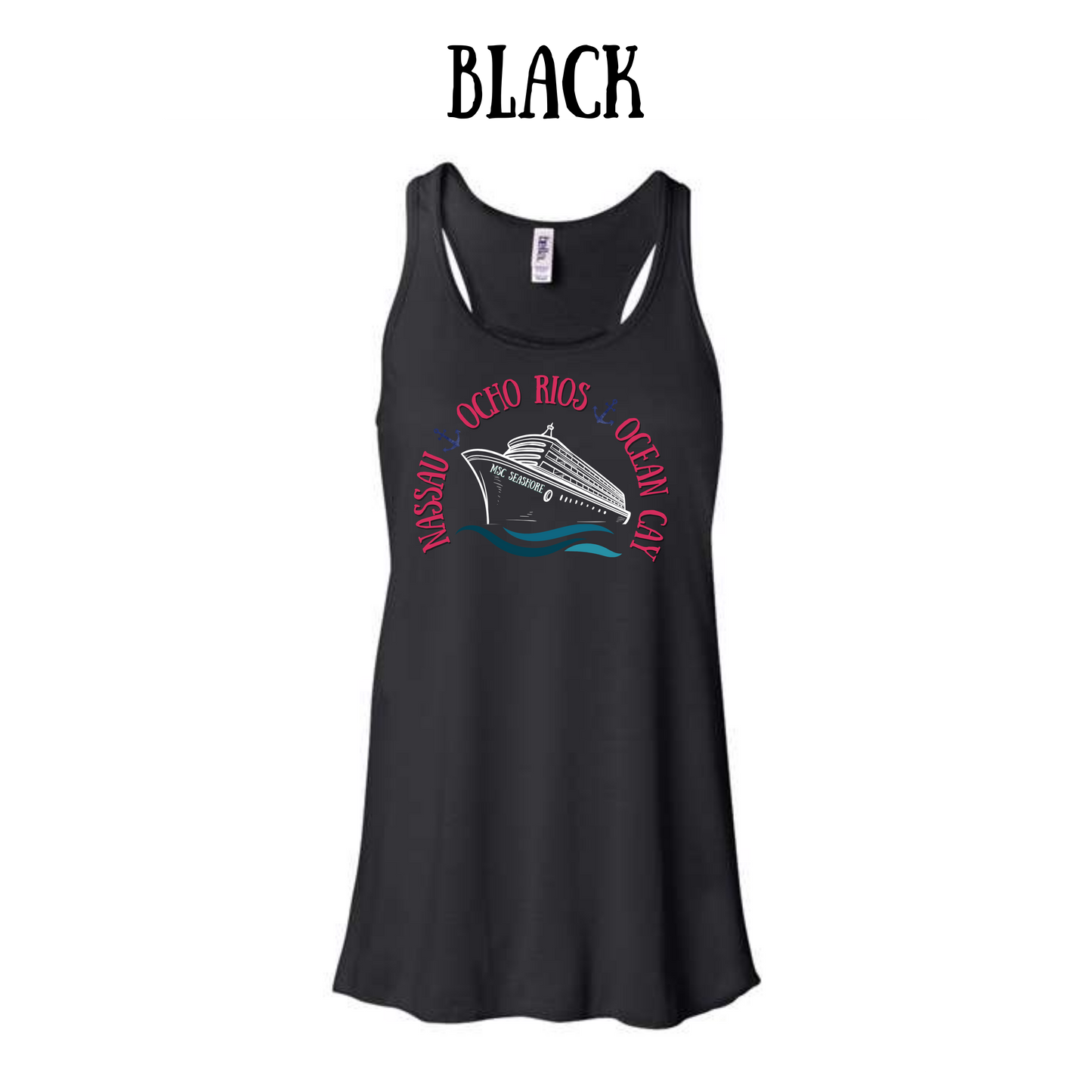 VP - MSC Seashore - Women's Flowy Racerback Tank