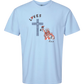Loves Jesus & America too - Comfort Colors - Heavyweight Unisex Tee - Blues