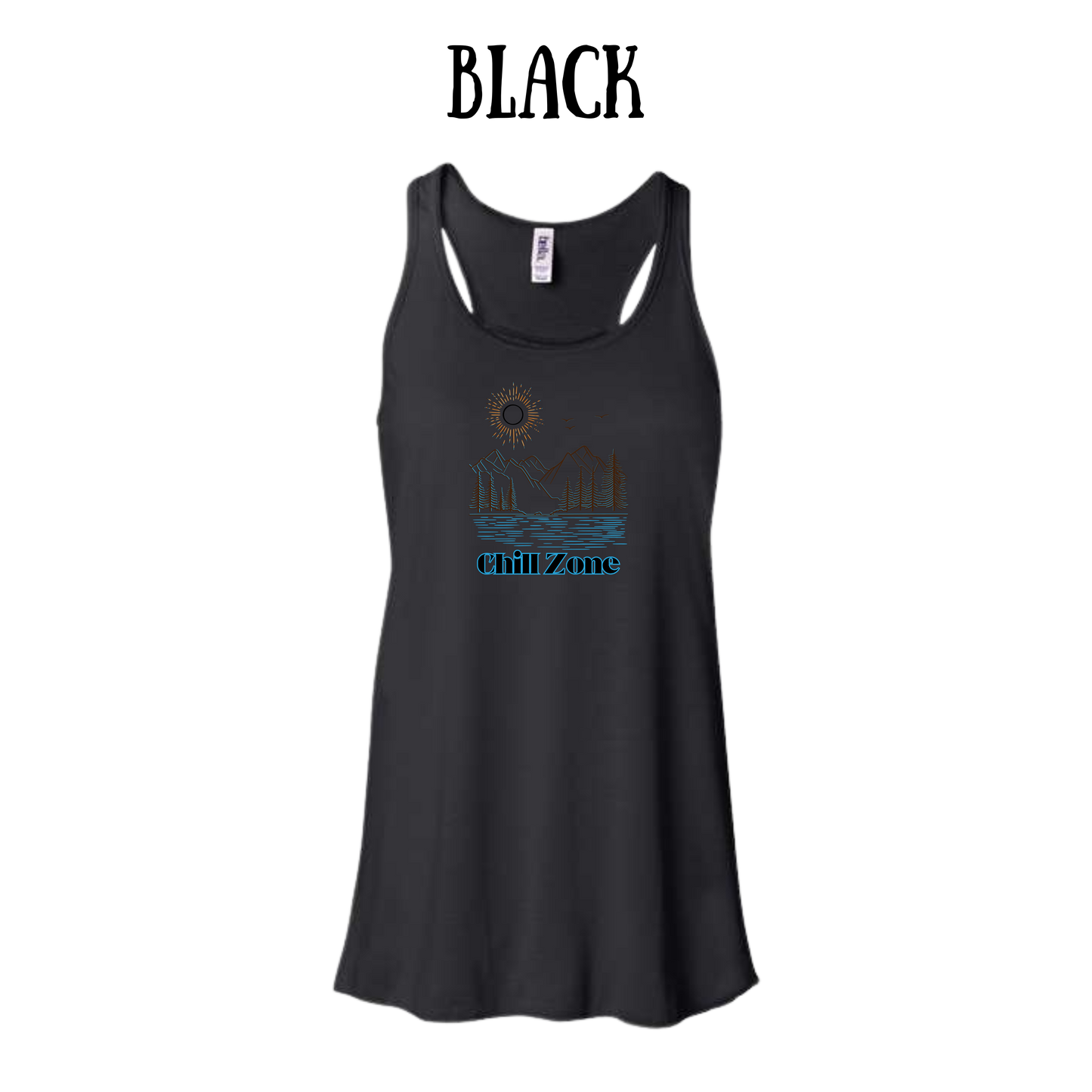CP - Chill Zone - Women's Flowy Racerback Tank