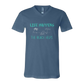 Life Happens The Beach Helps - Bella+Canvas - Unisex V-Neck - Assorted Colors