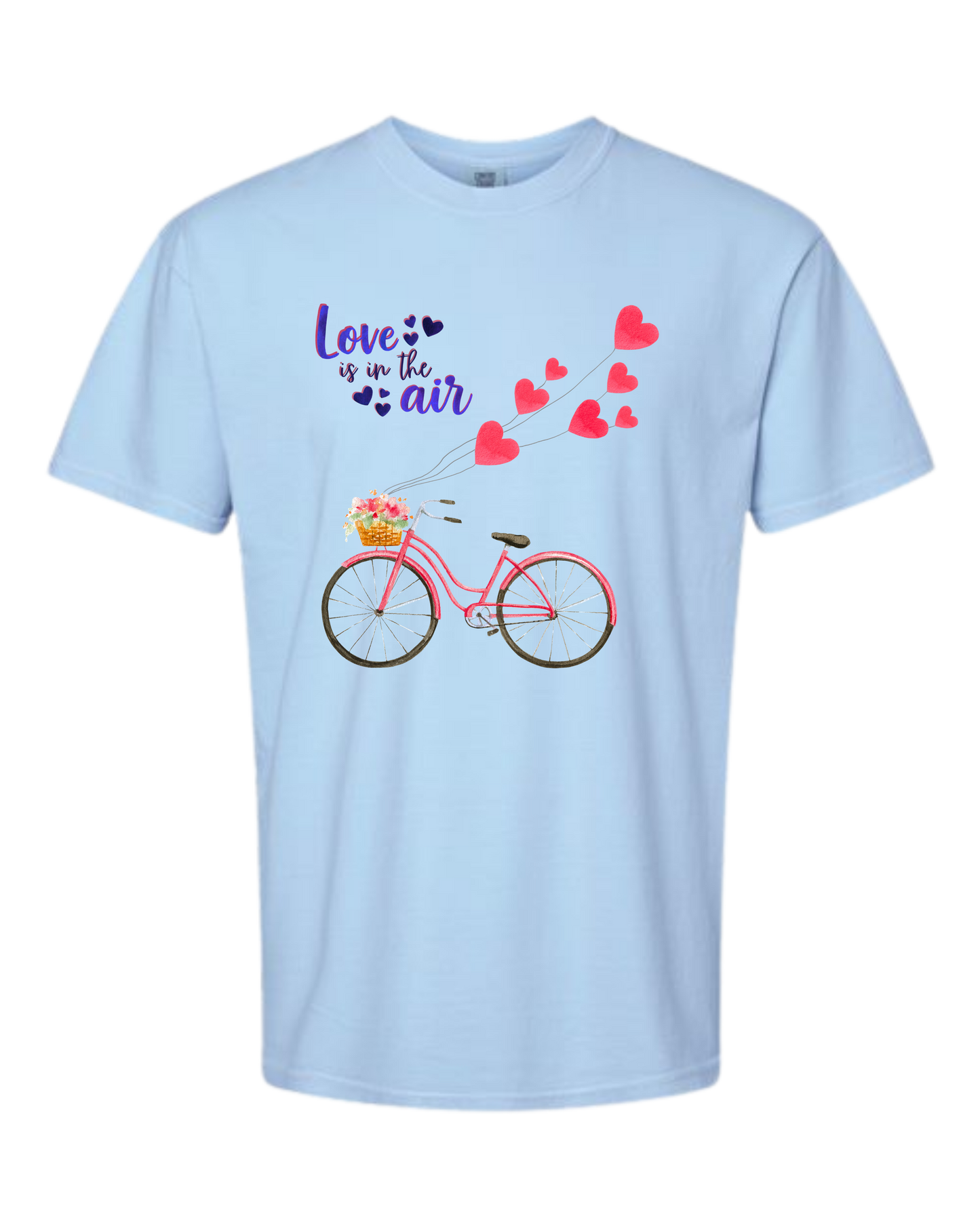 Love Is in The Air - Comfort Colors - Heavyweight Unisex Tee - Blues