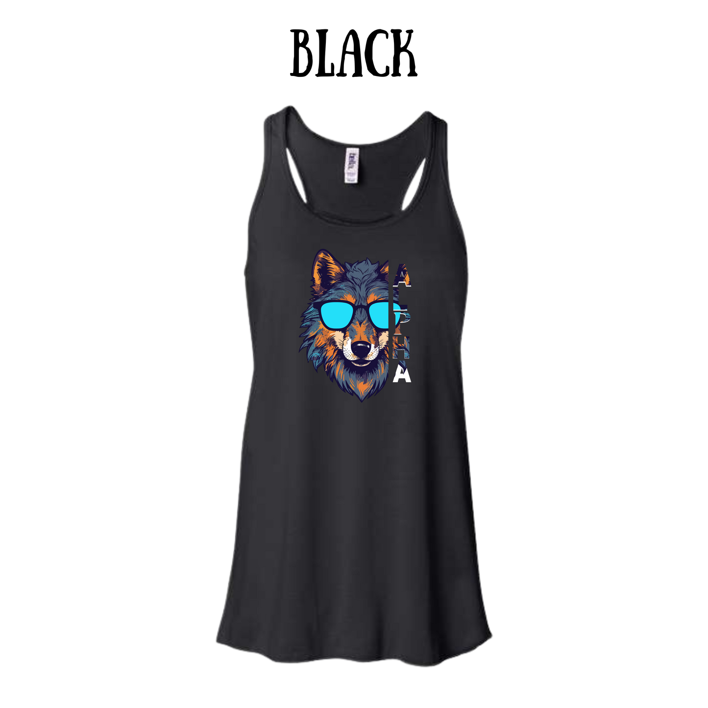 BP - Alpha - Women's Flowy Racerback Tank