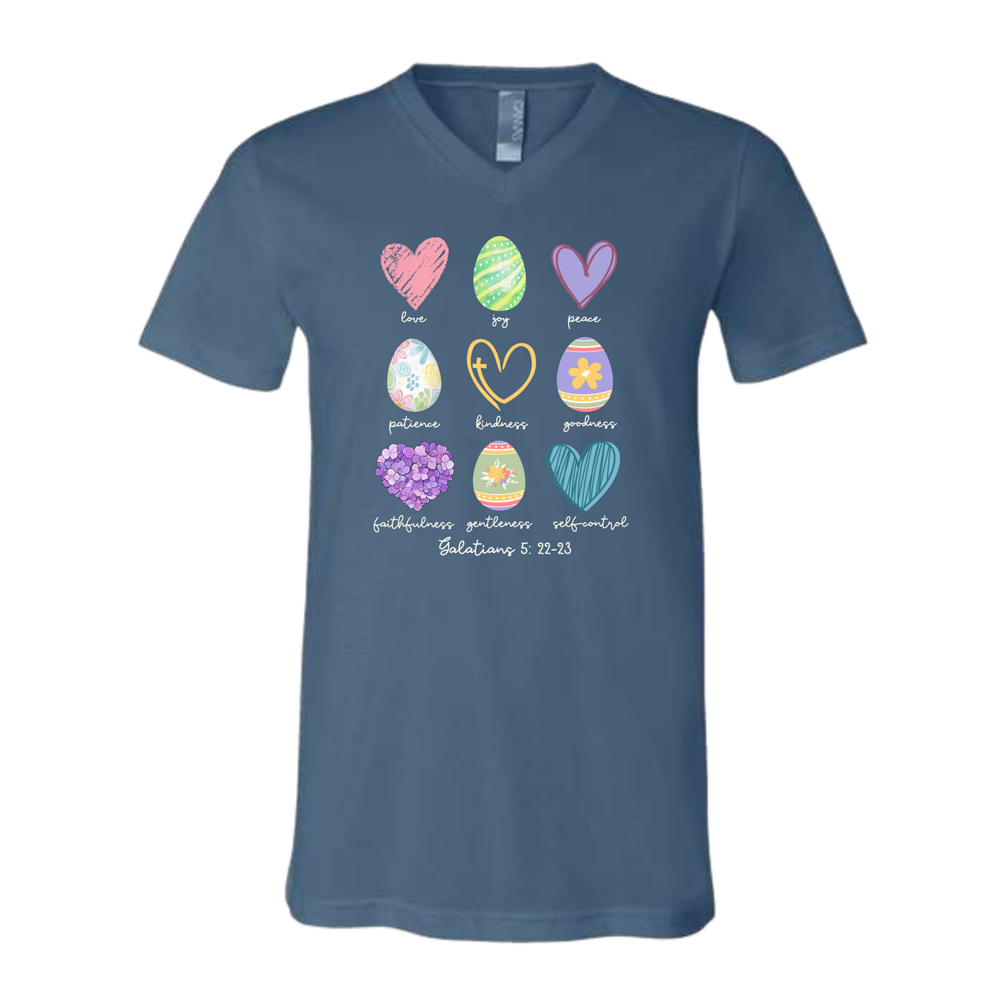 Galatians 5 - Easter - Bella+Canvas - Unisex V-Neck - Assorted Colors