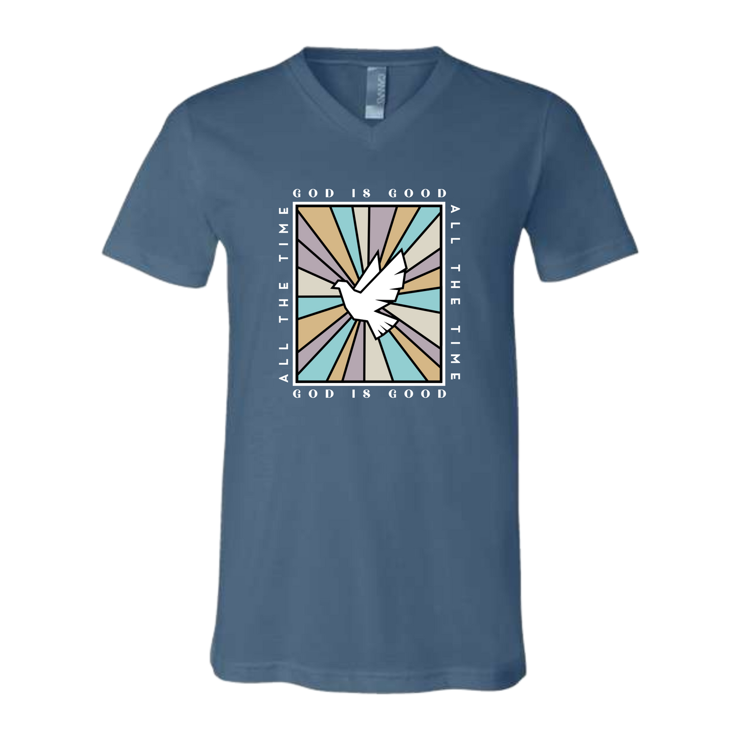 God Is Good - Bella+Canvas - Unisex V-Neck - Assorted Colors