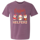 Christmas Helpers - Comfort Colors - Heavyweight Unisex Tee - Pinks, Purples