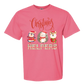 Christmas Helpers - Comfort Colors - Heavyweight Unisex Tee - Pinks, Purples