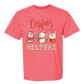 Christmas Helpers - Comfort Colors - Heavyweight Unisex Tee - Pinks, Purples