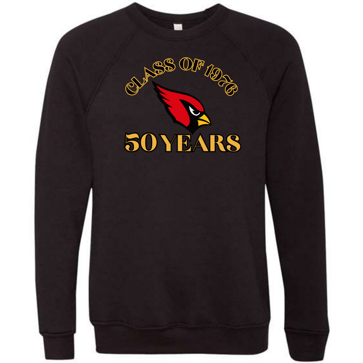 CUHS 50 years - Sponge Fleece Raglan Sweatshirt - Assorted Colors