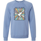 God Is Good - Sponge Fleece Raglan Sweatshirt - Blues, Purples