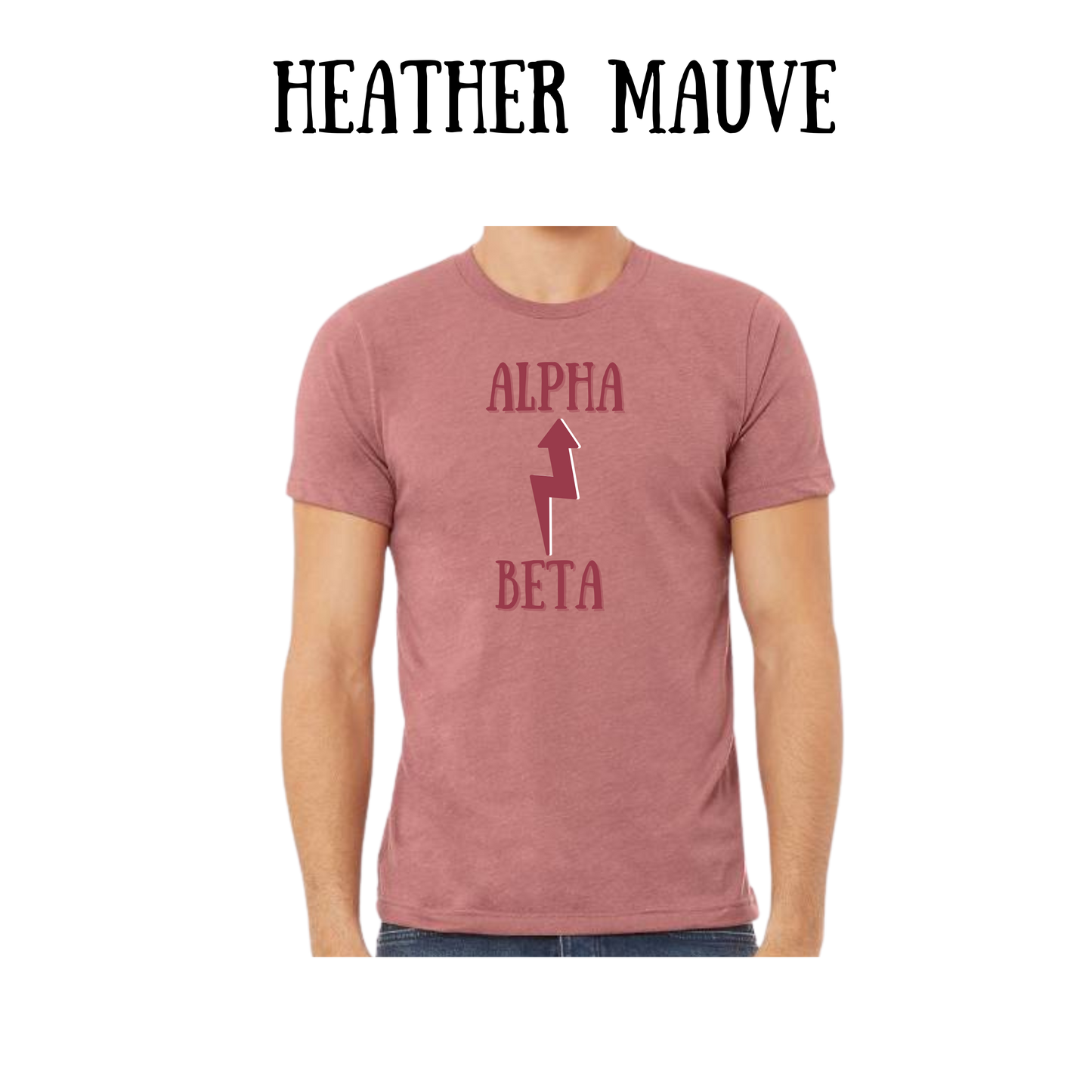 Beta to Alpha - Unisex Tee - Pinks, Purples, Neutrals