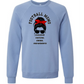 SP - Football Moms Fueled By - Sponge Fleece Raglan Sweatshirt - Blues, Purples