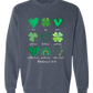 Galatians 5 - St Patrick's Day - Comfort Colors - Sweatshirt - Blues