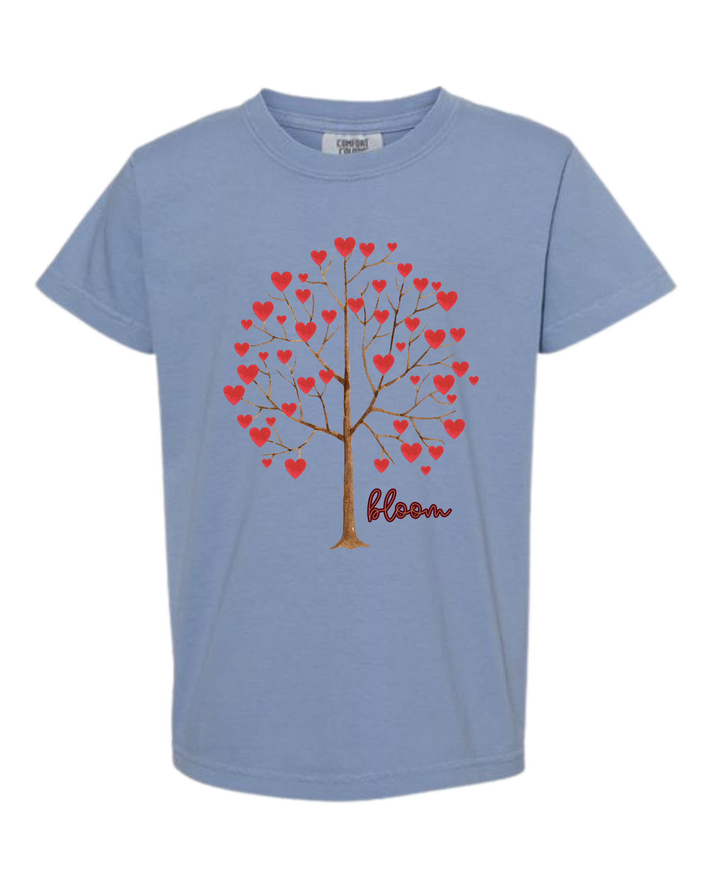 Bloom - Comfort Colors - Heavyweight Youth Tee - Neutral Colors & Blues
