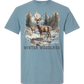 Winter Woodland - Comfort Colors - Heavyweight Unisex Tee - Blues