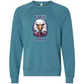 Free Bird - Sponge Fleece Raglan Sweatshirt - Blues, Greens, Purple, and Black