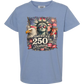 America's 250th Birthday - Comfort Colors - Heavyweight Youth Tee - Neutral Colors & Blues