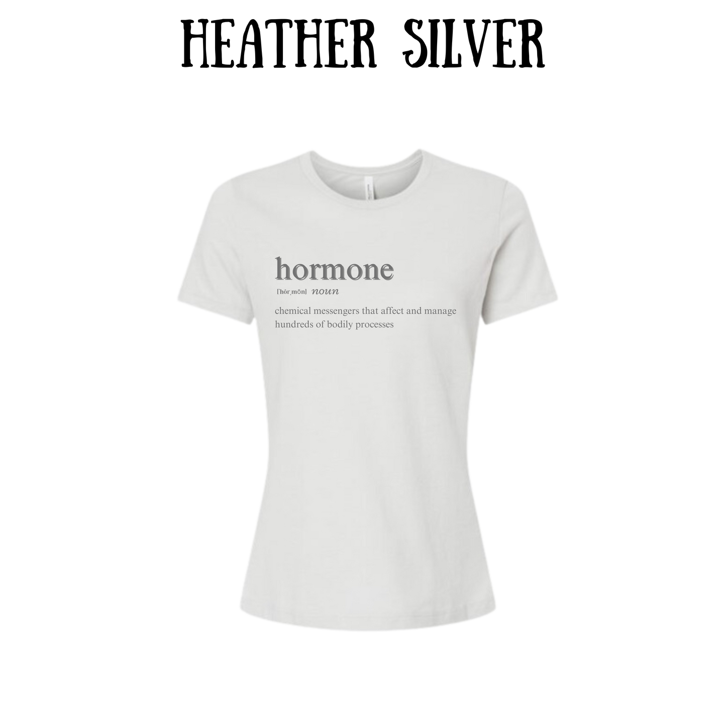 Hormone - Women's Relaxed Fit Tee - Neutrals
