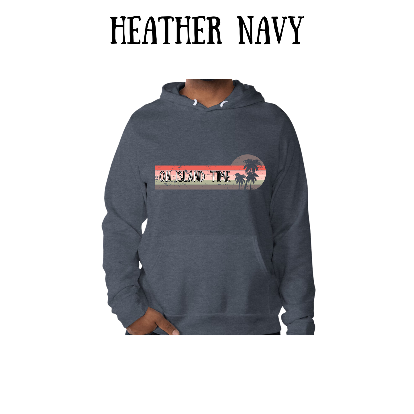 VP - On Island Time - Sponge Fleece Hoodie - Blues, Purples