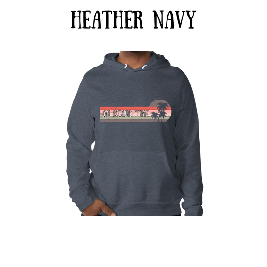 VP - On Island Time - Sponge Fleece Hoodie - Blues, Purples