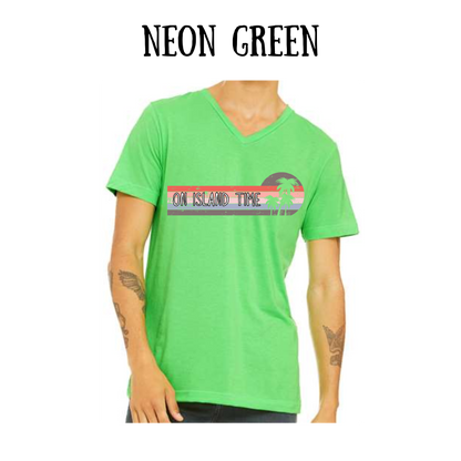 VP - On Island Time - Unisex V-Neck - Assorted Colors