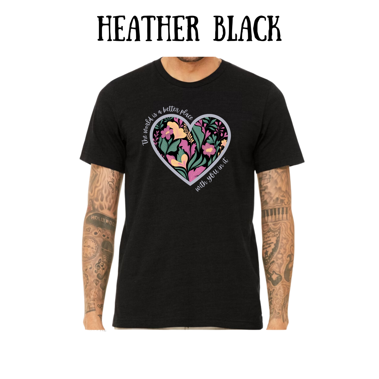 The World is a Better Place With YOU in it - Unisex Tee - Blues