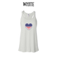 PP - One Nation One Heart - Women's Flowy Racerback Tank