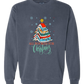 All Booked For Christmas - Comfort Colors - Sweatshirt - Blues