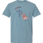 Loves Jesus & America too - Comfort Colors - Heavyweight Unisex Tee - Blues