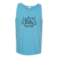 Own the Awkward - Comfort Colors - Unisex Tank - Neutral Colors & Blues