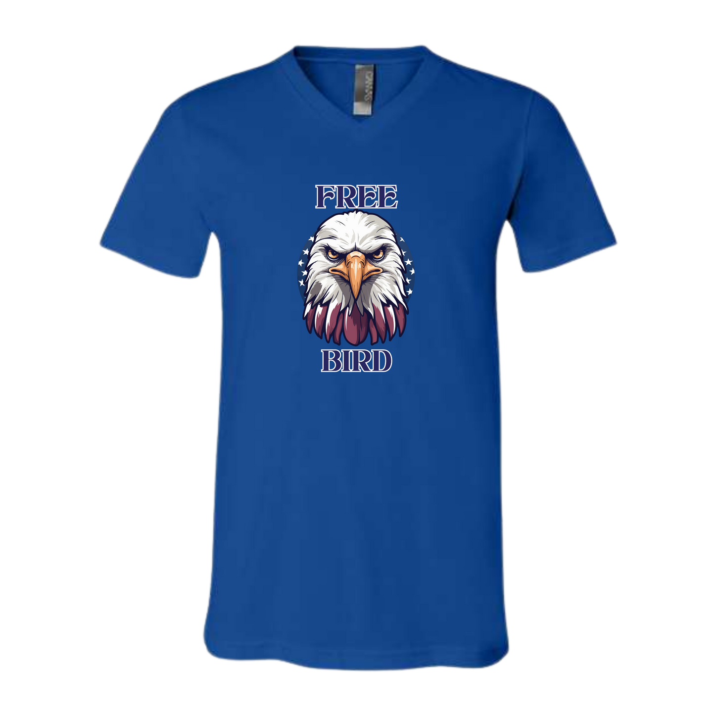 Free Bird - Bella+Canvas - Unisex V-Neck - Assorted Colors