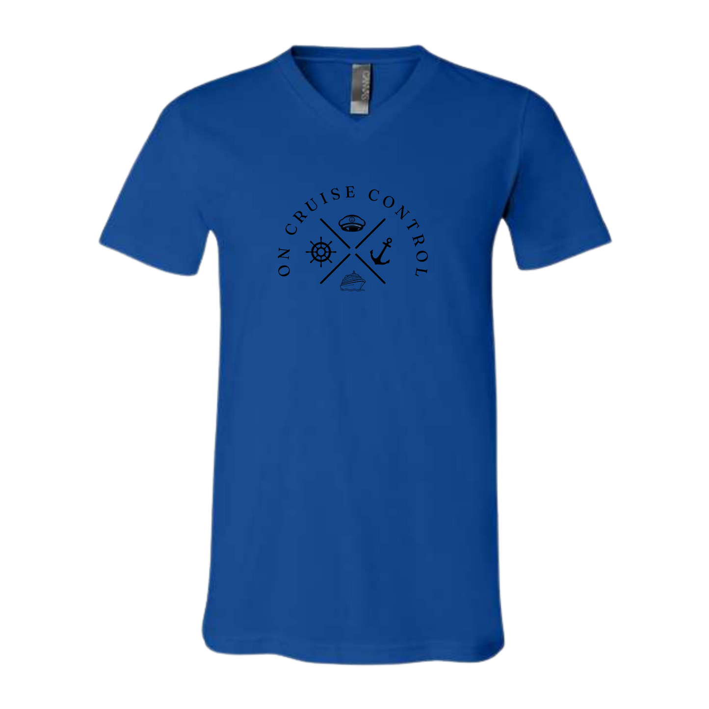 On Cruise Control - Bella+Canvas - Unisex V-Neck - Assorted Colors