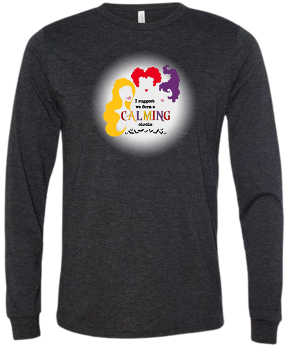 HP - Calming Circle - Unisex Long Sleeve - Neutral Colors