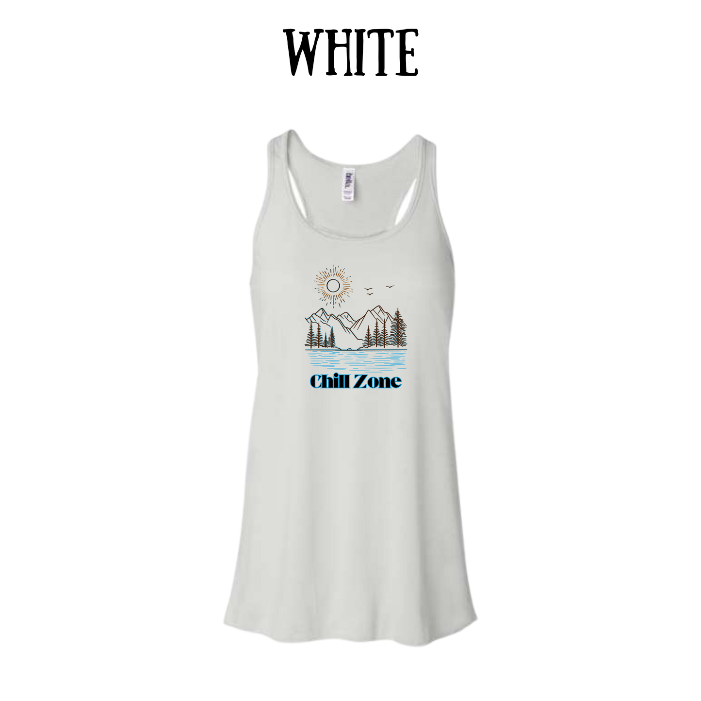 CP - Chill Zone - Women's Flowy Racerback Tank