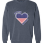 One Nation One Heart - Comfort Colors - Sweatshirt - Blues