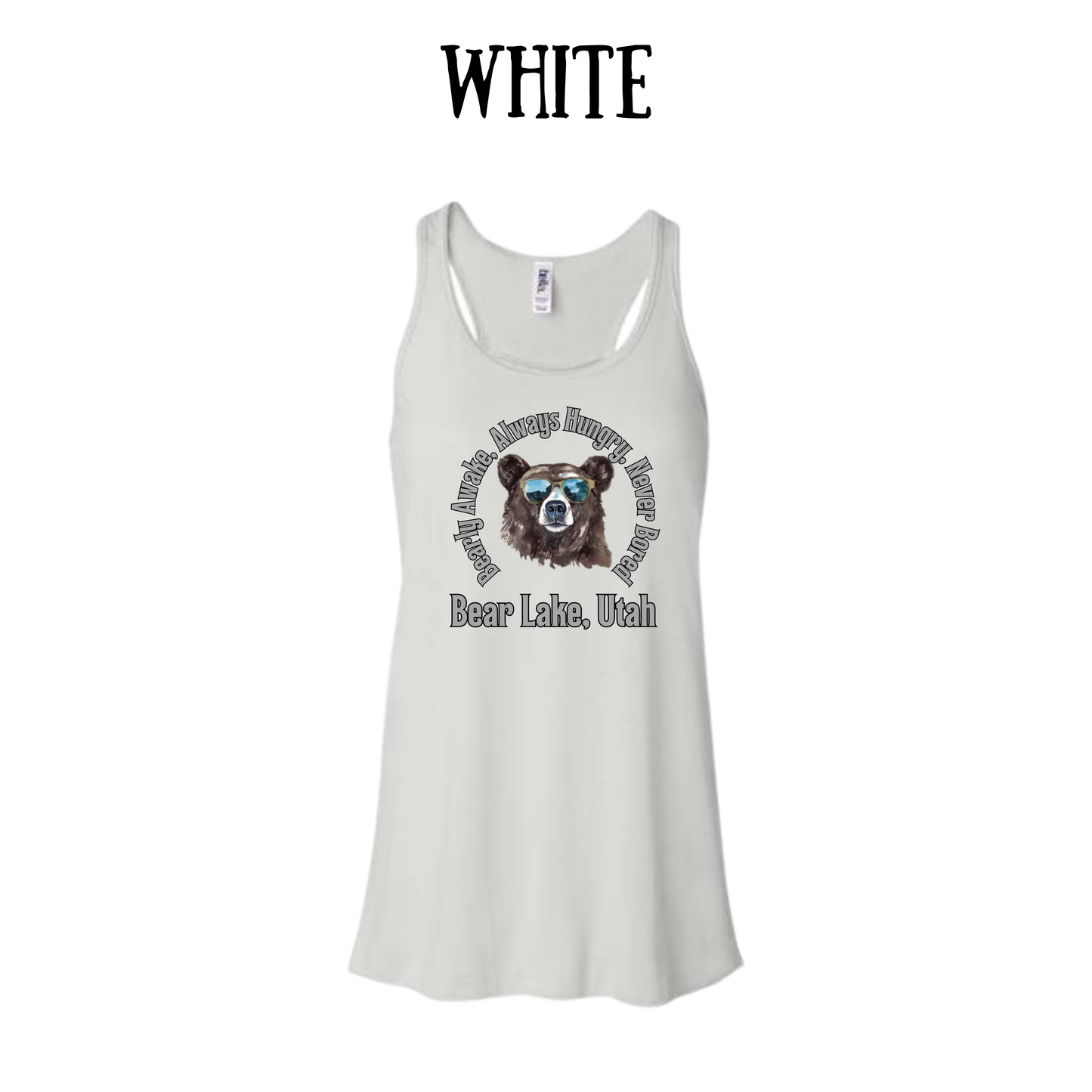 CP - Bear Lake Utah - Women's Flowy Racerback Tank