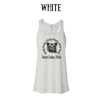 CP - Bear Lake Utah - Women's Flowy Racerback Tank