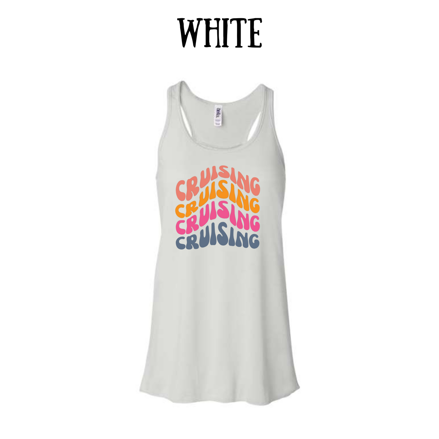 VP - Cruising, Cruising - Women's Flowy Racerback Tank