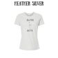 beta to alpha - women's relaxed fit tee - neutrals